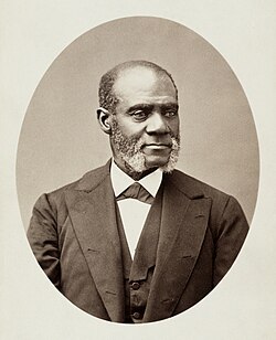 Porträttfoto på Henry Highland Garnet från cirka 1881