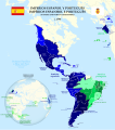 Mapa político de América, en 1794.