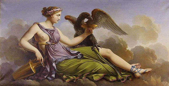 Hebe por Jacques Louis Dubois (francês), século XIX