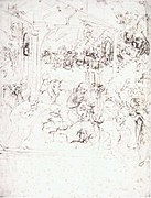 Study for The Adoration of the Magi, 1478–1481