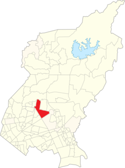 Map of Quezon City showing Bagong Pag-asa