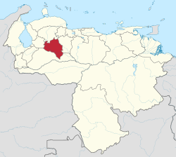 Location within Venezuela