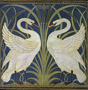 Detail behangontwerp – Walter Crane (1875)