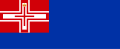 Bandiera della marina militare utilizzata come variante rispetto a quella di Stato (1816-1848) aspect ratio 31:76