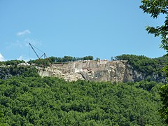 Carrière de travertin d'Acquasanta Terme