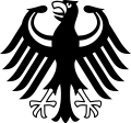 1997年から連邦政府の各省庁のロゴとして使用されているワシのマーク