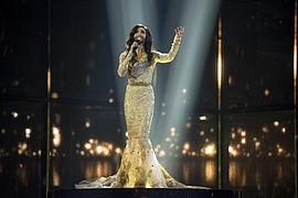 Conchita Wurst, vinnar av Eurovision Song Contest i 2014.