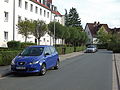 Gluckstraße mit dem Häuserblock von 1950 bis 1953