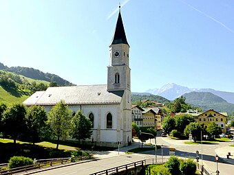 Pfarrkirche mit Blick zum „Oberen Markt“