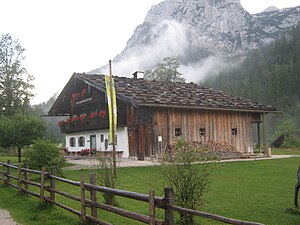 Das transferierte Laroslehen heute Nationalparkinfostelle Klausbachhaus