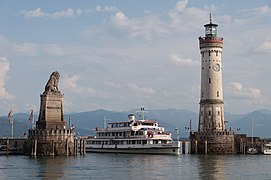 Lindau Harbor Lake Constance MS Schwaben 01