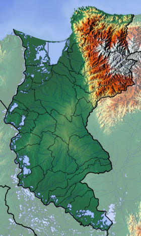 Ciénaga Grande de Santa Marta ubicada en Magdalena (Colombia)