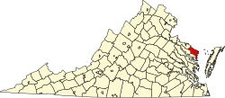 Koartn vo Northumberland County innahoib vo Virginia