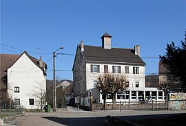 Town hall and school