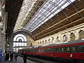 Oostenrijkse EuroCity uit Wenen in station Budapest-Keleti