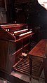 Console de l'orgue de chœur Mader