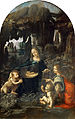 Virgen de las Rocas, de Leonardo da Vinci (1483-1486, óleo sobre tabla, 199 × 122 cm).