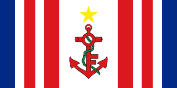 Bandera naval de Mauricio