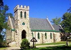 The Old Stone Church (Episcopal), a Cragsmoor landmark