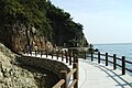 仙酔島の南海岸にある遊歩道