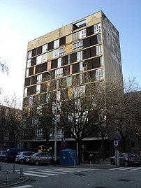 Stambena zgrada na križanju Laginjine i Vojnovićeve ulice, Zagreb (1958.)