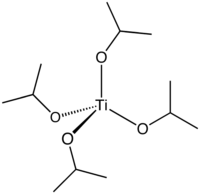 Strukturformel von Tetraisopropylorthotitanat