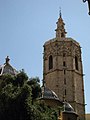 La torre mostrando el lado de la escalera de caracol.