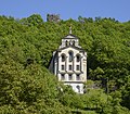 Chapel of Miègecoste and the medieval tower of Chucaou