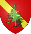 Blason de Nozeroy dans le Jura