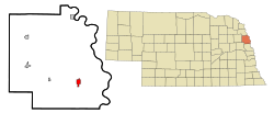 Location of Tekamah, Nebraska