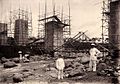 Proses pembangunan jembatan Sakalibel, ca. 1914