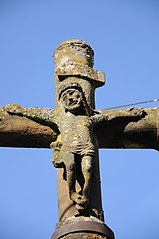 ... et un détail du Christ en croix.