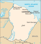 carte de la Guyane