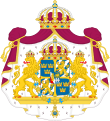 Escudo de armas real de Suecia