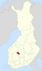 Lage von Keuruu in Finnland