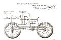 Patentzeichnung von Charles Brady Kings Road carriage (1893).