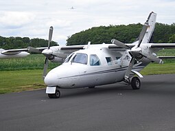 Mitsubishi MU-2 Günteroden lentokentällä Saksassa.