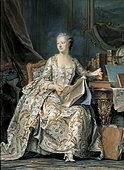 Madame de Pompadour (1721–1764), av Maurice Quentin de La Tour.