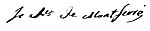 Signature de Raymond de Banyulsmarquis de Montferré