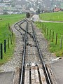 lower section funicular tracks