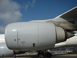 Rolls-Royce Trent 500 na Airbusu A340-600 společnosti Lufthansa