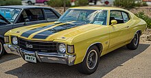 1972 Chevelle SS in Sunflower Yellow