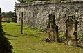 Alte Grabmale auf dem Friedhof