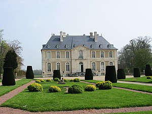 Parc du château de Vendeuvre.