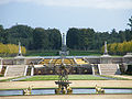 detail of the garden of the castle