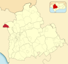Расположение муниципалитета Эль-Мадроньо на карте провинции