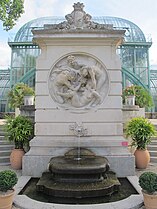 Fontanna Triomphe de Bacchus, 1898, Jardin des Serres d'Auteuil, Paryż