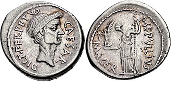 Gaius Julius Caesar, 44 BC.