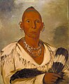 Image 81Chief Black Hawk, by George Catlin (from History of Wisconsin)