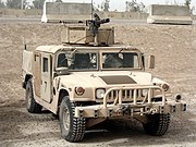 M134を搭載したハンヴィー